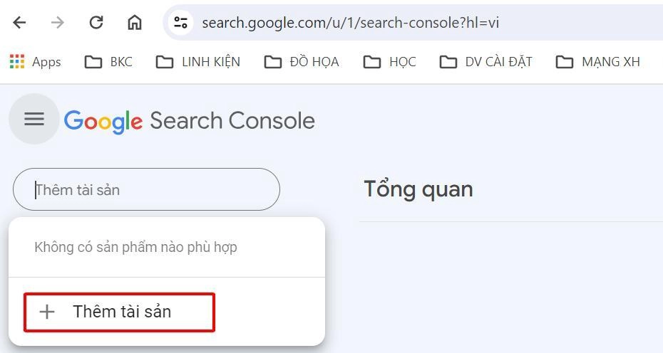 Thêm website vào công cụ Google Search Console Công cụ search console google là gì? Cách cài đặt và sử dụng